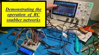 Demonstrating the operation of RC snubber networks #electronics #arduino #electroniccircuits