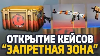 Открываю 10 кейсов Запретная зона!!! Что выпало?