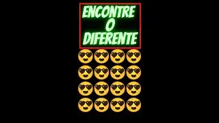 [ DESAFIO ] ENCONTRE O EMOJI DIFERENTE em 20 segundos - Super Quiz Animado #Shorts