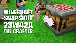 Minecraft Java Edition 1.21 UPDATE SNAPSHOT 23w42a Auto Crafter Added!!!!!