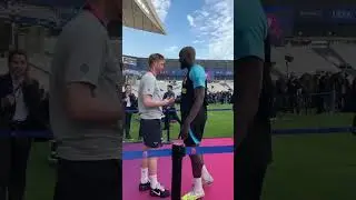 KDB HANDSHAKE WITH LUKAKU #kdb #lukaku #kevindebruyne