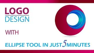 How To Make Logo With Ellipse Tool In Adobe Illustrator | How To Make Logo In 5 Minutes
