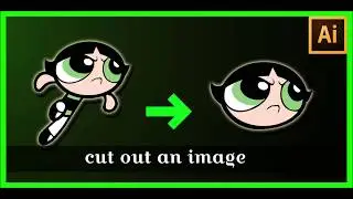 How to cut out an image  in Adobe Illustrator