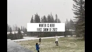 WINTER IS HERE! Kenai, Alaska gets it's first snowfall of 2022.