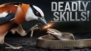 How Secretary Birds Take Down Deadly Snakes