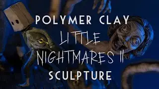 Sculpting MONO and THE TEACHER from Little Nightmares II