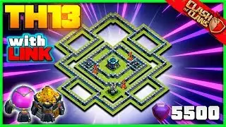 NEW BEST TH13 Farming Base w/ Link 2020 - CoC Town Hall 13 Trophy/Push Base - Clash of Clans