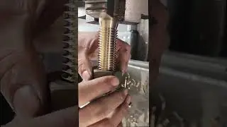 how to make a thread correction using lathe machine