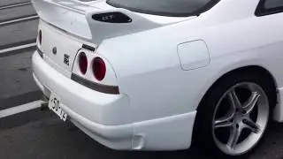 R33 Skyline With HKS Cat Back Exhaust Tommy Kaira Body Kit GTST
