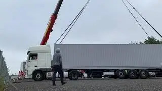 45ft Container Ankunft (Zeitraffer)