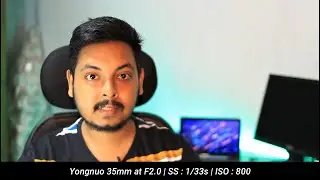 Best Cheap Lens for Youtube Videos | Yongnuo 35mm F2.0 📷