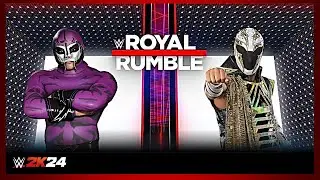 WWE 2K24 | REY MYSTERIO JR vs AXIOM