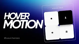 UI icon animation on hover in figma | Figma tutorial | Figma animation