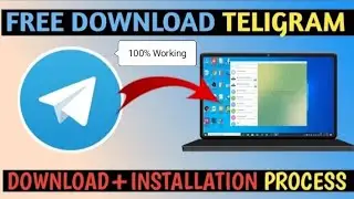 How to install Telegram on Laptop/PC in Windows 7, 8 & 10 | Telegram computer me kaise install kare?
