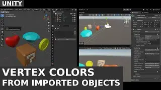 How to Use Vertex Colors from Objects Exported from Blender 4.5 in Unity 6 | Tutorial