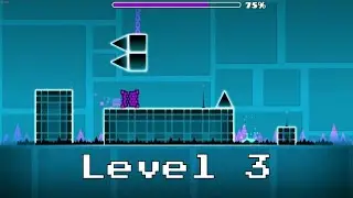 Geometry Dash [PC] - Level 3 - Polargeist (No Commentary)