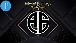 Tutorial Buat Logo Monogram Huruf AG||Pixellabtutorial
