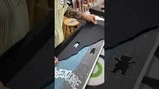 Chris at Mainline Skate Shop with another ☝️🛹💨#skateboard #griptape #asmr