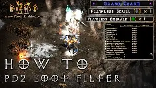 How to set up a loot filter in Project Diablo 2 - Diablo 2 mini guide 2020