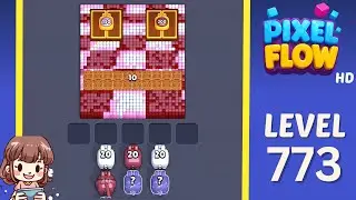 Pixel Flow Level 773 Solution Walkthrough