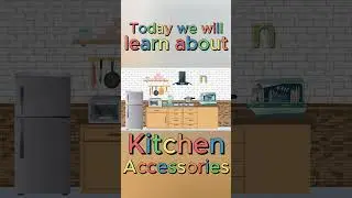 Kitchen Vocabulary Guessing Game For Kids | Kitchen Tools | Kids Kitchen
