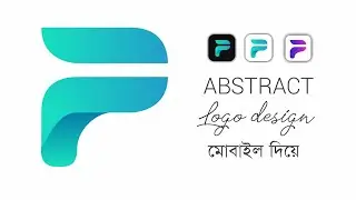 New Abstract Logo Design_P F_on Android । How To Make Graphic Logo Design on Pixellab।