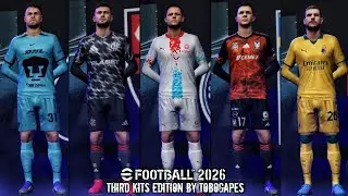 New Kits🔥 All 3rd Kits In eFootball 2026 Mobile