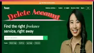 Fiverr account delete permenantly 2023 