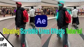 Glowing Scribble Lines Effects in After Effects Tutorial - EP 14