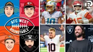 AFC West QBs Stats Predictions | AFC West Roundtable 🔥