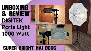 Unboxing and Quick Review DIGITEK DPL 003 Porta Light | Bright Hai Boss