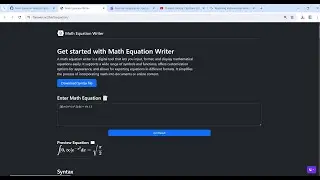 Mastering Mathematical Notation with Math Equation Writer || Chegg Expert