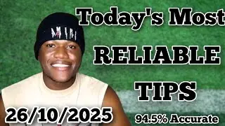 FOOTBALL PREDICTIONS TODAY 26/10/2025 SOCCER PREDICTIONS TODAY | BETTING TIPS, 