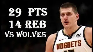 Nikola Jokic 29 Pts 14 Reb Highlights Minnesota Timberwolves vs Denver Nuggets