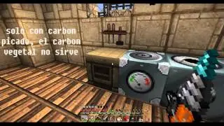 IndustrialCraft tutorial nº5 Parte 2, armadura de fibra de carbono. Minecraft 1.4.6