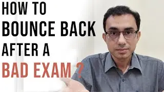 IIT prof's advice on how to bounce back from a bad exam