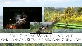 Solo Camping Lewat Pipa Raksasa, Masak Kerang Laut, Kaget di Puncak Bukit ketemu 2 Bidadari Gunung