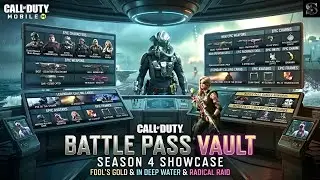 NEW Season 4 BP Vault Showcase CODM | Fool's Gold BP, Radical Raid BP, In Deep Water BP CODM