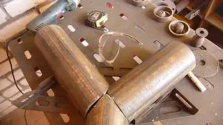 Необычная конструкция из круглой трубы