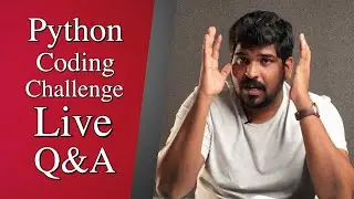 Live Q & A | Python Coding Challenge | Crossroads