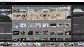 How to Quickly Edit Your Photos