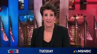 MSNBC 2024 election night promo