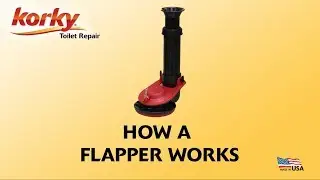 How does a toilet flapper work?