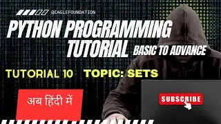 Sets in python | Python tutorial 10 in Hindi