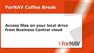 Access files on your local drive from Business Central cloud
