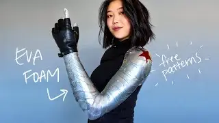 Winter Soldier Cosplay Tutorial Part 1 - Metal Arm - w/ FREE PATTERNS