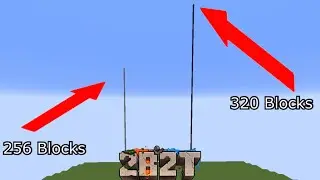 First Player To Reach The New Height Limit On 2b2t