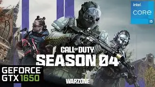 COD Warzone 2 Season 4 GTX 1650 & i5 10400F Gaming Benchmark 1080p ALL Settings