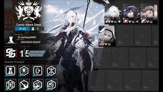 Arknight CC#10 Daily Map (Day1-2) Max Risk 15 | Abyssal Hunter Clear