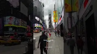 ⚡️ TIMES SQUARE NYC: That New York City Feeling - Manhattan, NY, USA #nycstreets #timessquare